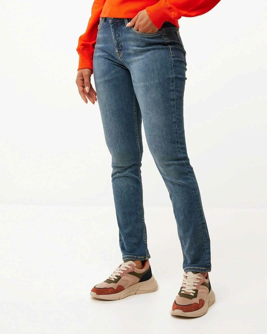 Mexx JENNA Mid Waist/ Slim Leg Jeans Dames - Classic Blauw - Maat 29 |  bol.com