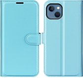 Coverup Book Case - Geschikt voor iPhone 14 Hoesje - Lichtblauw
