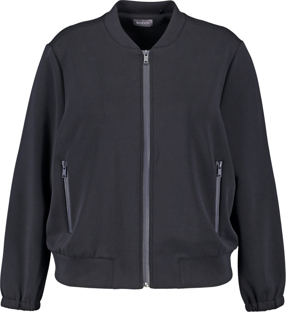 SAMOON Dames Casual bomberjack Navy-48