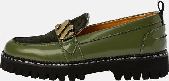 KUNOKA EMMY loafer malachite - Loafers Dames - maat 37 - Groen