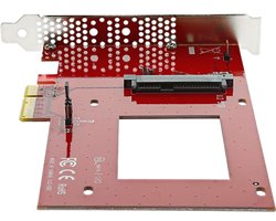 StarTech U.2 naar PCIe adapter voor 2.5 inch U.2 NVMe SSD - SFF-8639 - x4 PCI Express 3.0