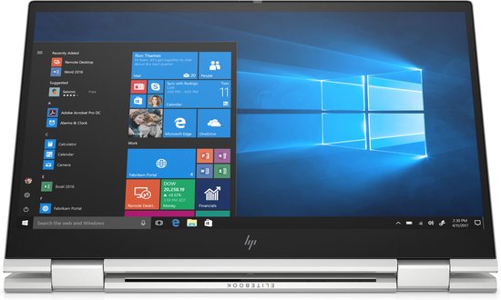 HP EliteBook x360 830 G7 Intel® Core™ i5 i5-10210U Hybride (2-in-1) 33,8 cm (13.3") Touchscreen Full HD 8 GB DDR4-SDRAM 256 GB SSD Wi-Fi 6 (802.11ax) Windows 10 Pro Zilver - HP - Hoofdafbeelding