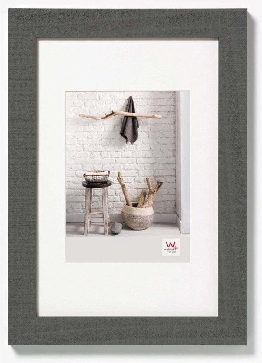 Walther Home - Houten lijst - Fotoformaat 40x50 cm - Grijs