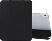 Mobigear Tablethoes geschikt voor Apple iPad Air 5 (2022) Hoes | Mobigear Tri-Fold Gel Bookcase + Stylus Houder - Zwart