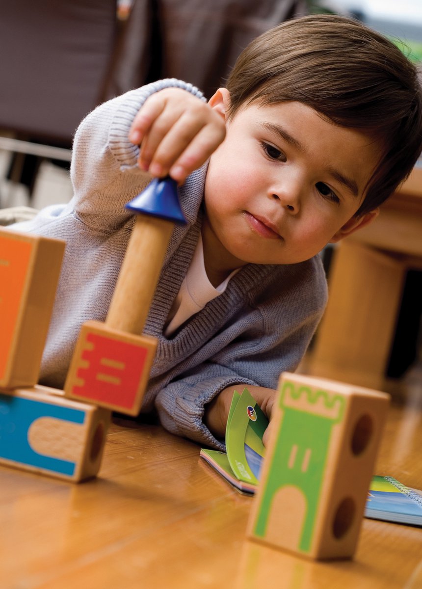 SmartGames Castle Logix - Houten Logisch Denkspel - 48 Ruimtelijke Bouwuitdagingen - Educatief Solospel - Vanaf 3 Jaar — afbeelding 14