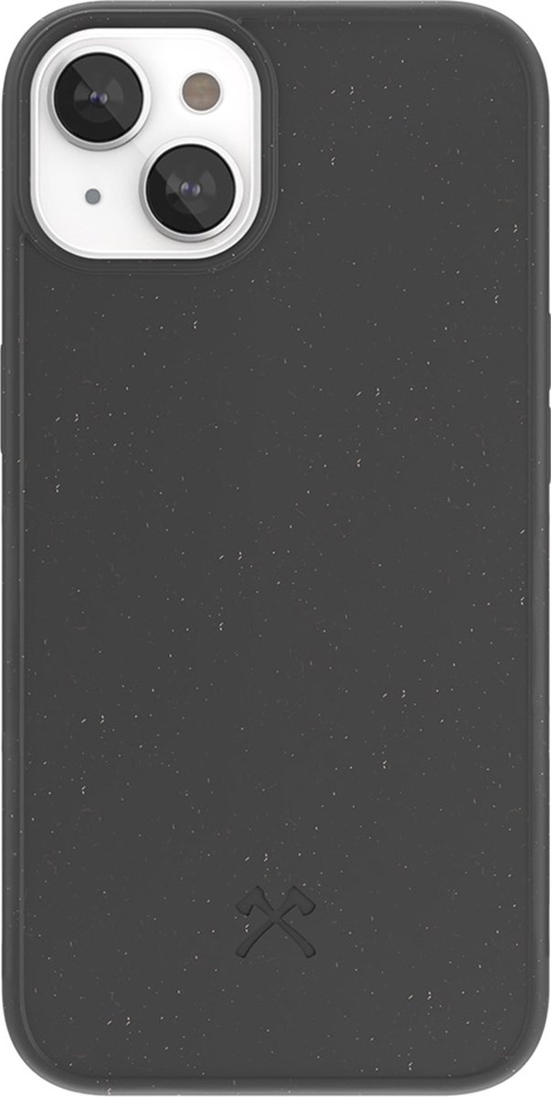 Woodcessories Bio Case MagSafe - geschikt voor iPhone 14 Plus - duurzaam - eco vriendelijk - gemaakt van bio-materialen - geschikt voor MagSafe en draadloos laden - Black