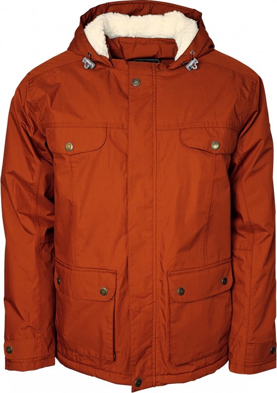 Rode (Rooibos) licht gewatterde regenjas jas Nick van Pro-X Elements XL