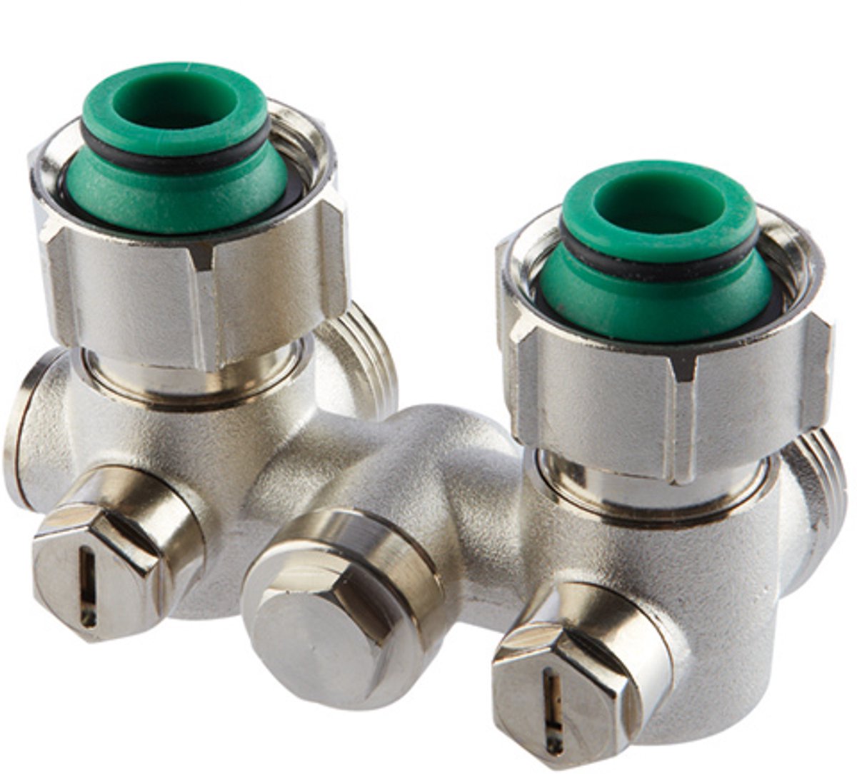 Simplex HB 1-P Exclusiv E2 / 50 H-blok voor éénpijpssysteem voor radiatoren G3/4 "- Haaks F10007