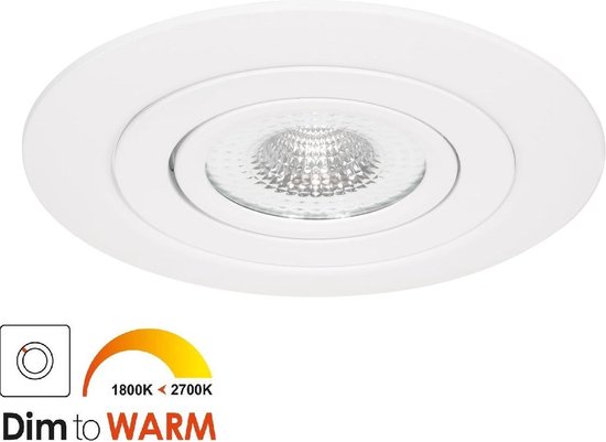 LED Inbouwspot XL - Wit - Kelvin Dim to Warm - 230 Volt - | bol.com
