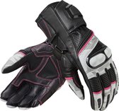 REV'IT! Xena 3 Lady Black White Motorcycle Gloves S