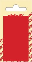 Pickup Kunststof blanco blanko plaatje - rood 7x4 cm Nobel mono bordje