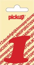 Pickup plakcijfer CooperBlack 40 mm - rood 1