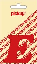 Pickup plakletter CooperBlack 60 mm - rood E