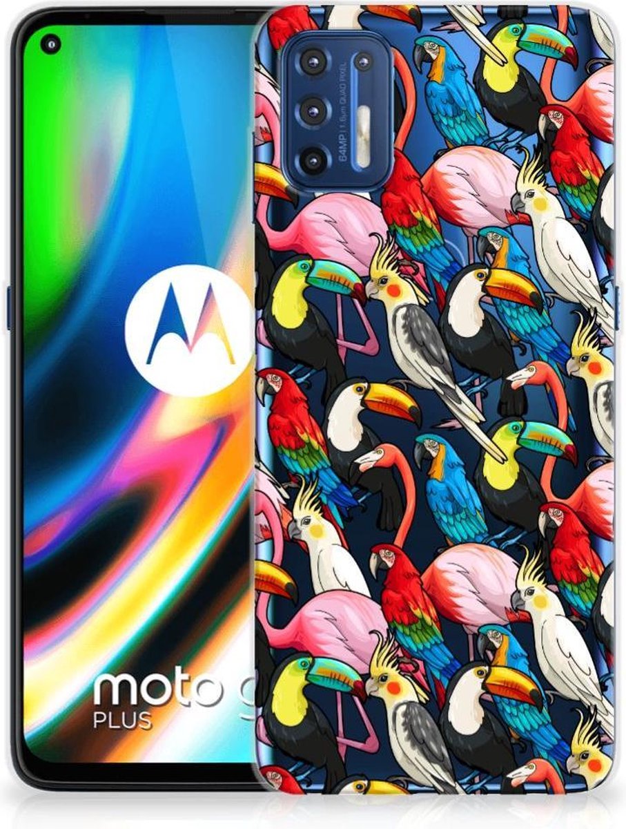 Motorola Moto G9 Plus TPU Hoesje Birds