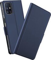 Portemonnee Stand Hoesje Blauw Geschikt voor Samsung Galaxy M51