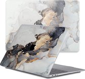 Lunso Geschikt voor MacBook Pro 13 inch (2016-2019) cover hoes - case - Marble Magnus