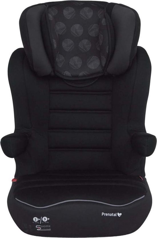 Prénatal Autostoel Isofix - Groep 2/3 - Zwart |