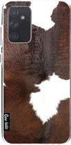 Casetastic Samsung Galaxy A72 (2021) 5G / Galaxy A72 (2021) 4G Hoesje - Softcover Hoesje met Design - Roan Cow Print