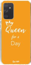 Casetastic Samsung Galaxy A72 (2021) 5G / Galaxy A72 (2021) 4G Hoesje - Softcover Hoesje met Design - Queen for a day Print