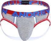 Andrew Christian CoolFlex Active Modal Brief Jock w/ Show-It Grijs - MAAT L - Heren Ondergoed - Jockstrap voor Man - Mannen Jock