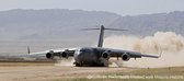 Schilderij C-17 vliegtuig stijgt op - Forex - US Airforce - 60 x 40 cm
