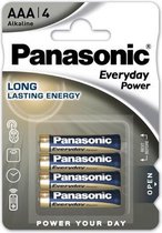 4 AAA / LR03 batterijen PANASONIC