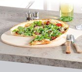 FSC® Houten Pizzaschep voor Pizza's Ø30 Cm - Pizzaplank met handvat - Pizzaborden - Oven - Bbq - Serveerplank voor pizza of brood