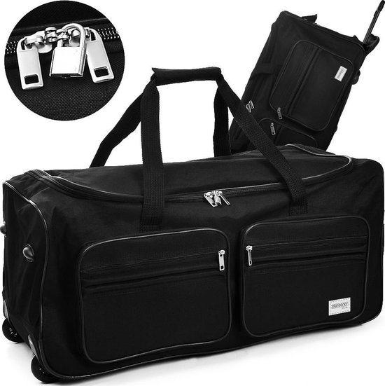 Sac de voyage, sac week-end, valise, sac à roulettes, 85 L. | bol.com