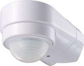 Bewegingssensor - Viron Muci - Opbouw Rond - Mat Wit - Kunststof - 180° - BES LED