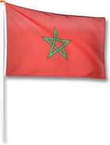 Vlag Marokko 70x100 cm.
