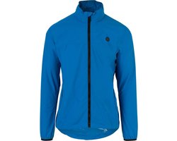 AGU GO Regenjas Essential - Regenjas Dames & Heren - Ademende en Waterdichte Regenjas - Fietsjack - Blauw - S