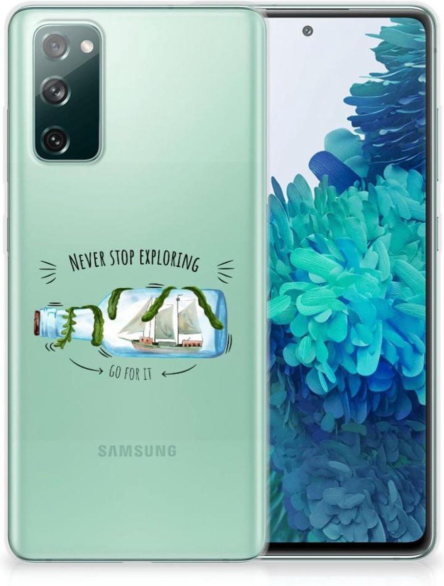 Samsung Galaxy S20 FE Telefoonhoesje met Naam Boho Bottle