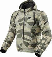 Veste textile Rev'it Flare 2 vert clair / camouflage
