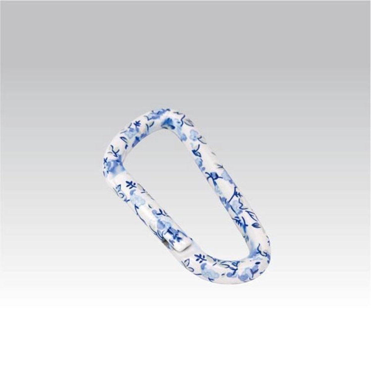 Munkees  D Carabiner 6 X 60 Mm - Porcelain Look
