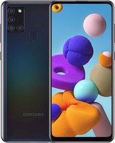 Samsung Galaxy A21s 32GB (Zwart) Inclusief Flip Case