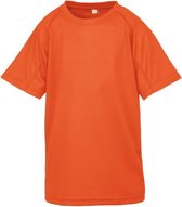 Spiro Childrens Boys Performance Aircool T-Shirt (Flo Oranje)