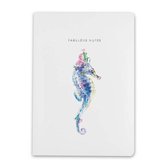 Luxury Seahorse Notebook - Bullet journal - Dagboek - A5 - Gelineerd