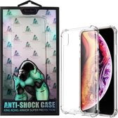 Backcover Anti-Shock TPU + PC - Telefoonhoesje - Hoesje voor Apple iPhone Xs Max - Transparant