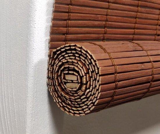 Bamboe rolgordijn - Bruin 80 x cm bol.com