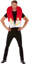 Smiffy's - Feesten & Gelegenheden Kostuum - Chick Magnet Kostuum Man - Rood - One Size - Carnavalskleding - Verkleedkleding