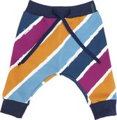 Handgemaakte joggingbroek met diagonale strepen - Paint Along - 62-68