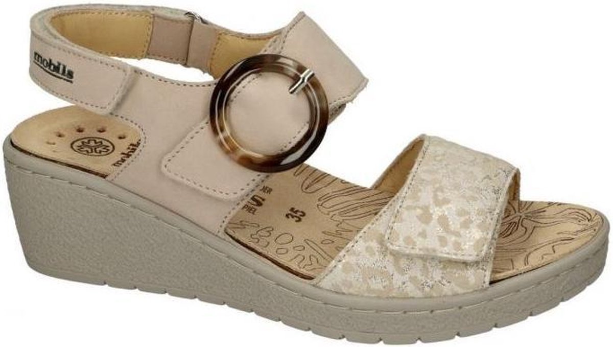 Mobils Ergonomic Mobils Ergonomi Dames beige sandalen