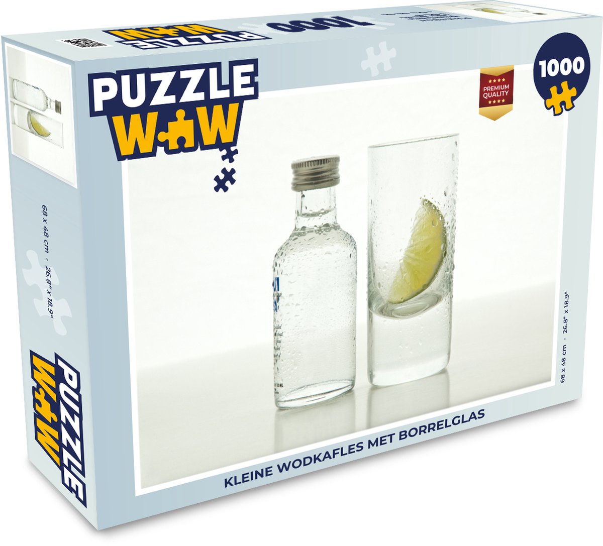 jungle vlam Touhou Puzzel wodkafles met borrelglas - Legpuzzel - Puzzel 1000 stukjes  volwassenen | bol.com