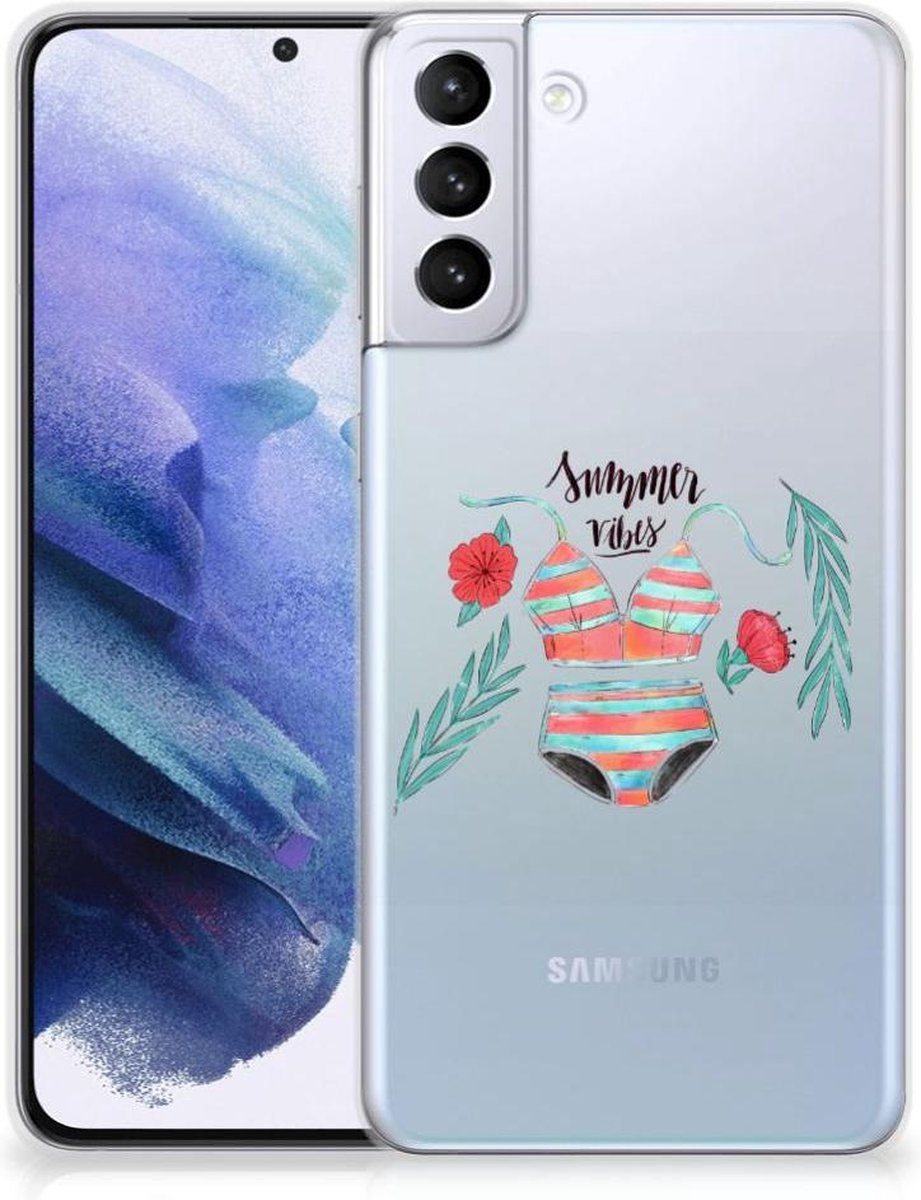 Samsung Galaxy S21 Plus Telefoonhoesje met Naam Boho Summer