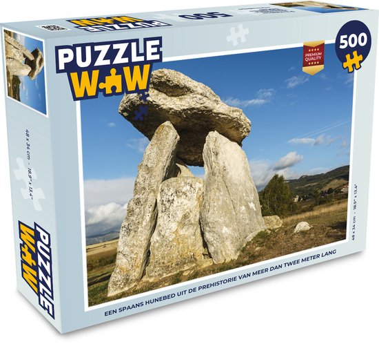 Wat mensen betreft Sjah overdrijven Puzzel 500 stukjes Prehistorie - Een Spaans hunebed uit de prehistorie van  meer dan... | bol.com