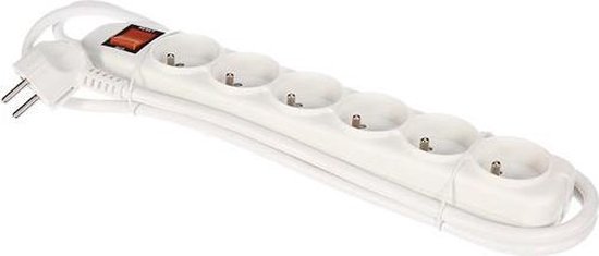 Stekkerdoos 6 Stopcontacten Amerikaanse Stekker Elektrische Adapter UL Gecertificeerd Stopcontact Overbelastingsbeveiliging 1 8 M Verlengsnoer Reisadapter Color 3 Sockets Size Us P 660970500