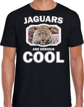 Dieren jaguars t-shirt zwart heren - jaguars are serious cool shirt - cadeau t-shirt jaguar/ jaguars liefhebber 2XL