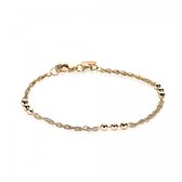 ZINZI zilveren armband rosé verguld ZIA1422R (Lengte 18-21cm)