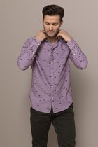 Sissy-Boy - Rood/paars oxford overhemd print