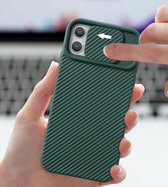 iPhone 12 Pro Max - Camera Privacy cover / case / hoesje - Groen